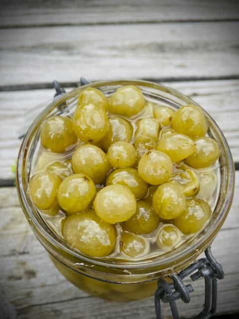 Pickled Gooseberries